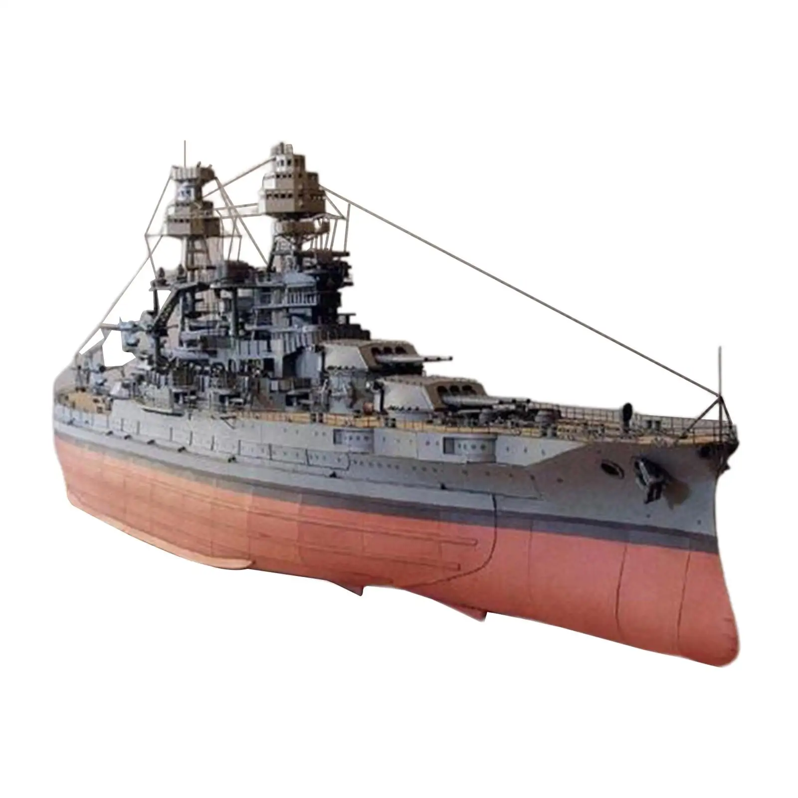 3D Navy Ship Puzzle Assemble Paper Model Kit Handmade for Kids Adults Room Decor