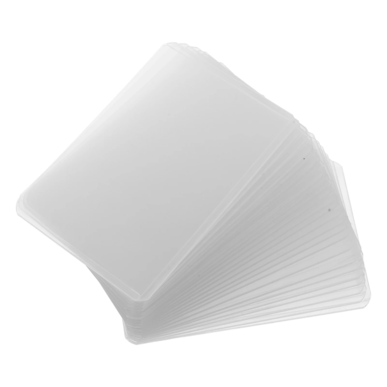 25 шт., жесткий пластиковый чехол для карт, прозрачный чехол для значка для студенческого водителя, защита игровых карт, защита для карт