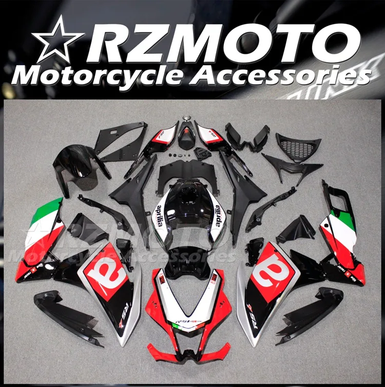 4Gifts New ABS Motorcycle Fairings Kit Fit For Aprilia RS125 12 13 14 15 2012 2013 2014 2015 Bodywork Set Custom Black Red