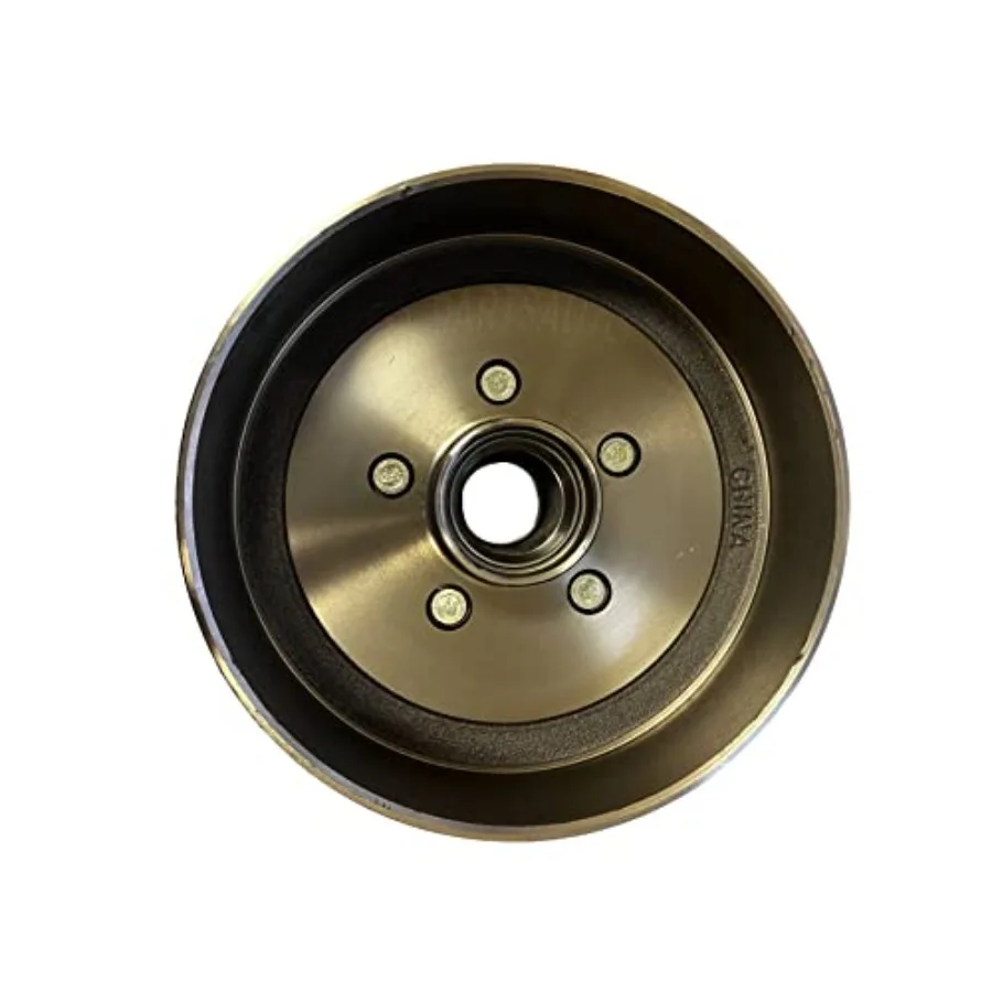 Tambores de freio de reboque 1 par 5 em 4.5 tambores de freio para eixo de reboque 3500 lb kit de cubo de reboque com freio de substituição de padrão de 10 parafusos