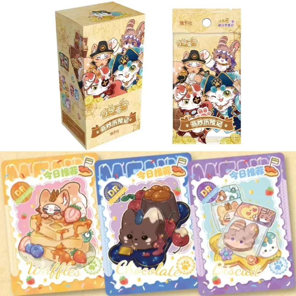 Genuine Fabulous Beasts Cards Bizarre Adventure Cute Anime Collection Cards Board Games Toys Gifts