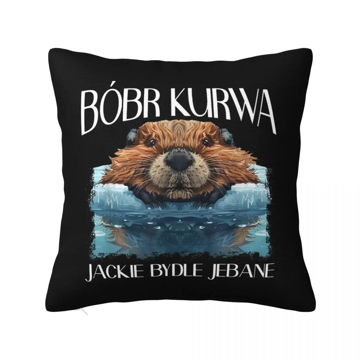 Bober Bobr Kurwa Pillowcases Bed Car Cushion Cover Funny Home Decoration Throw Pillow Case 40*40