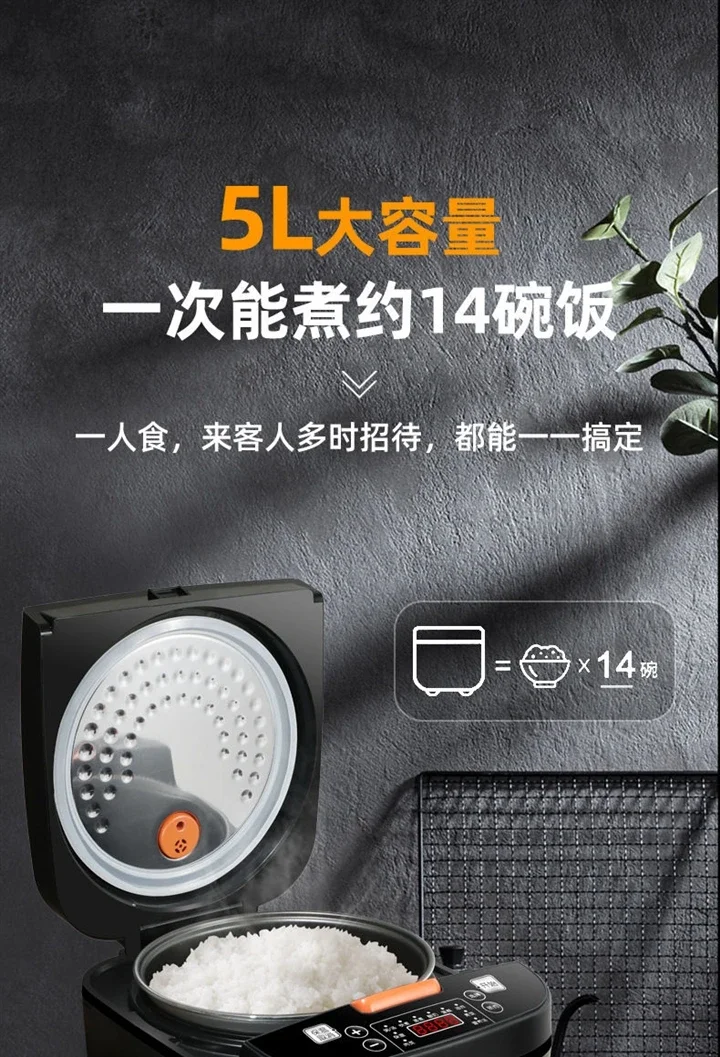 110V/220V Electric Rice Cooker Pressure Cooker Large Capacity Fast Cooking Safe and Energy Saving