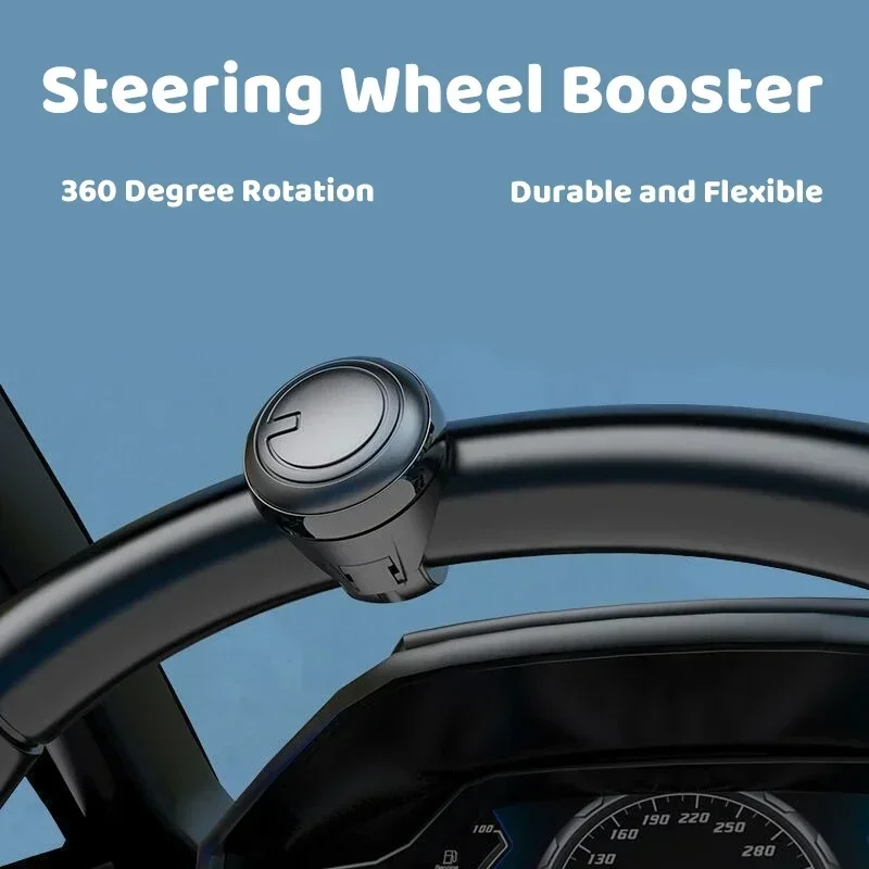 

Universal Turning Steering Wheel Booster Spinner Knob 360 Degree Rotation Metal Bearing Power Handle Ball Shaped labor-saving