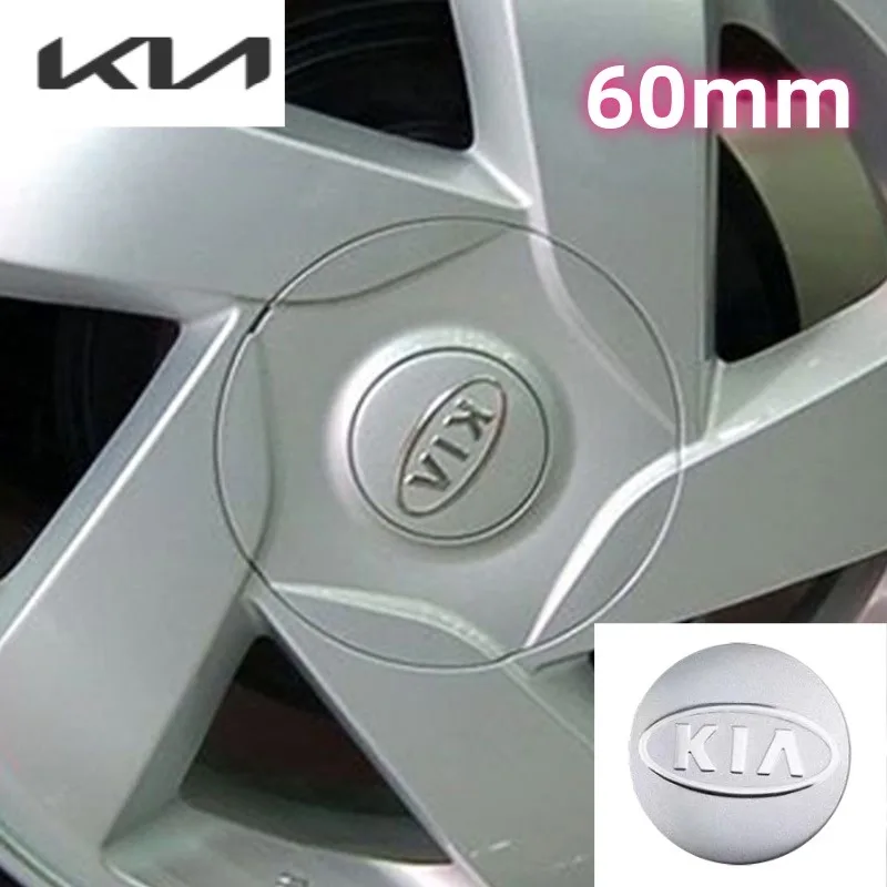 

4pcs 60mm car hub center cover auto parts automobile modified wheel hub cover is suitable for KIA K2 K3 K5 Souranto rio sports.