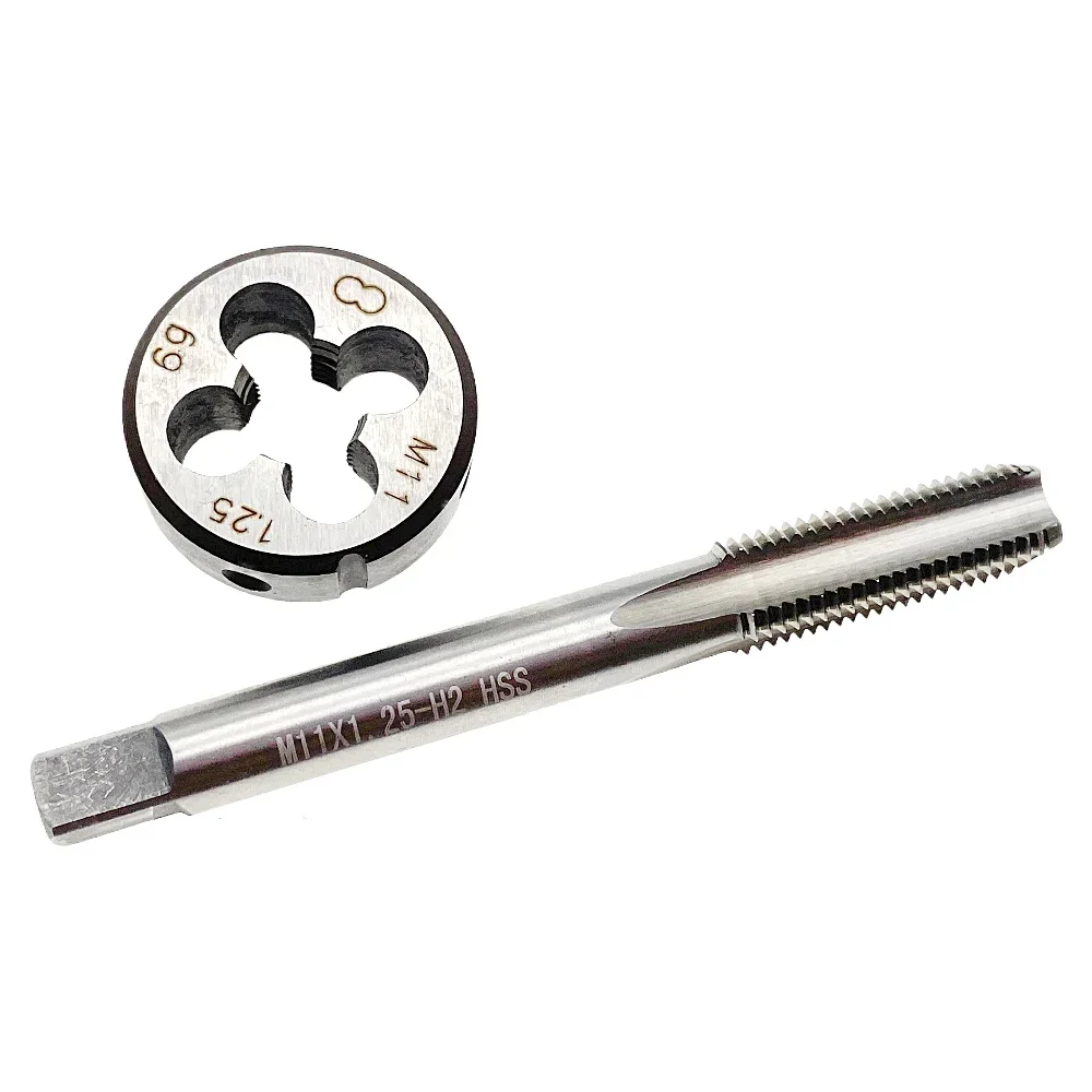 Mão Direita Tap And Die Grupo Rosca Métrica Ferramenta de Rosqueamento M11 x 125 M11 x 125