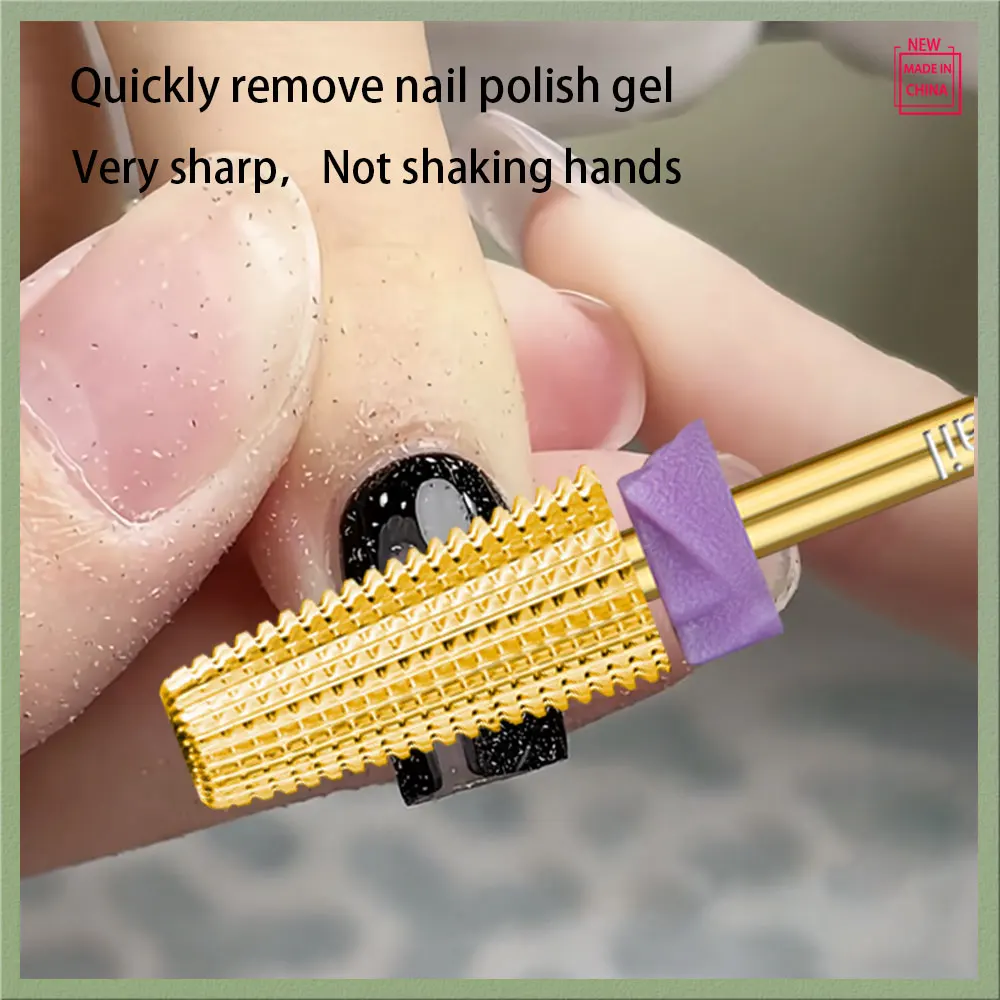 1 Stuks 5 In 1 Hardmetalen Nail Boren Frees Voor Efficiënte Nagel Gel Verwijderen Gel Manicuring Elektrische nagel Boor