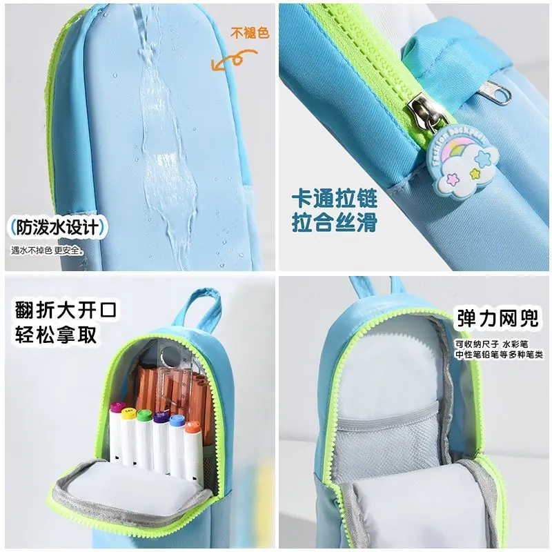 Disney Cute Cartoon Judy Nick Nieuwe unisex meerlaagse etui voor jongens en meisjes, stijlvolle en grote capaciteit briefpapierdoos