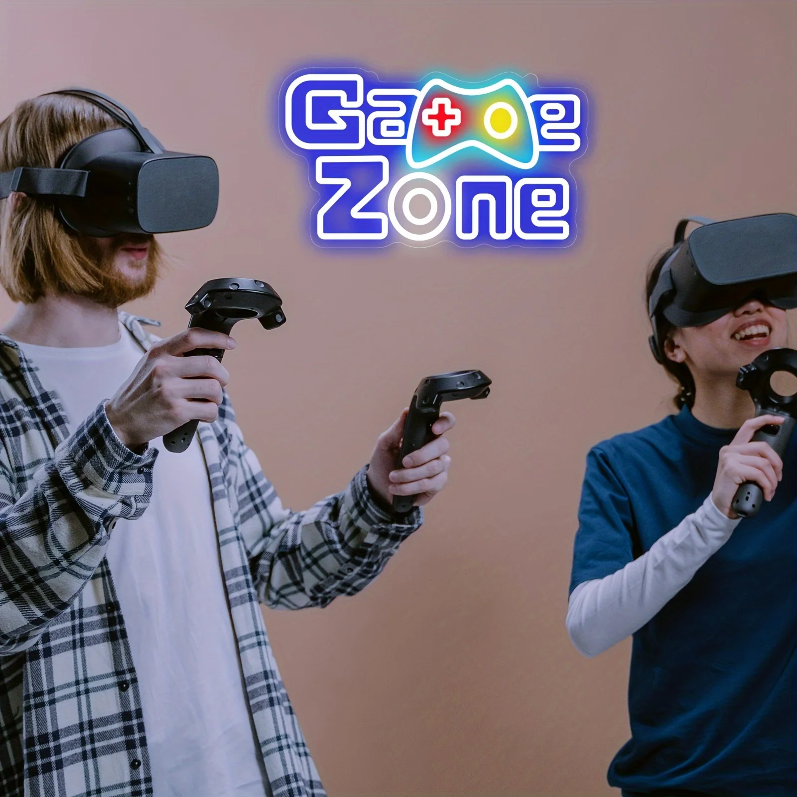 Game Zone  Neon Sign LED Neon Light for Wall Decor USB Powered for Bedroom Bar Shop Game Room Man Cave Decor Gift for Game Lover