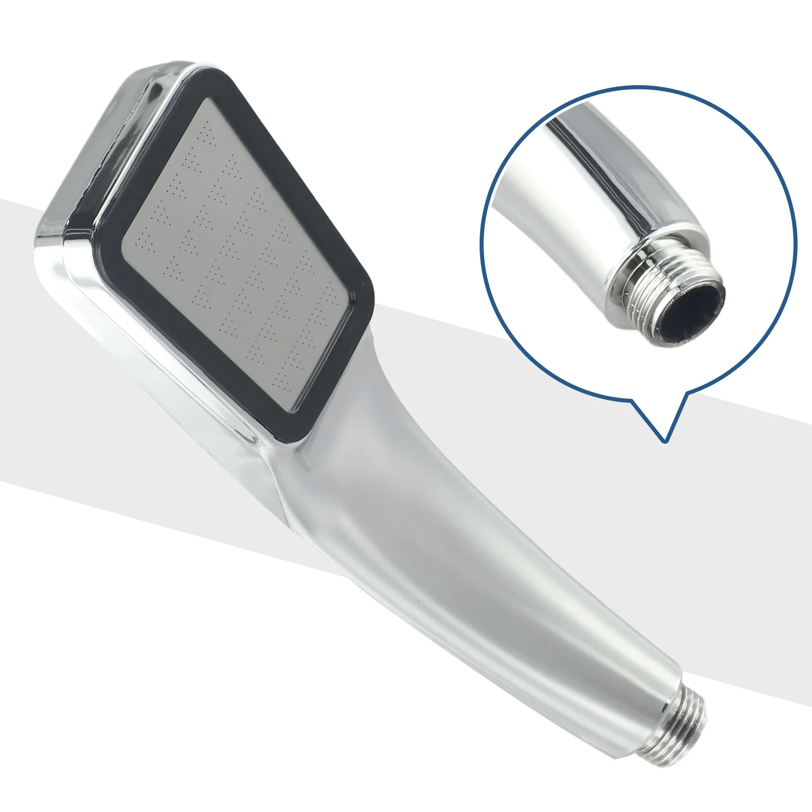 Bath Heads Shower Head Handset Four Way Interface Heads High Pressure Part Powerful Practical Saving Water 21*7cm