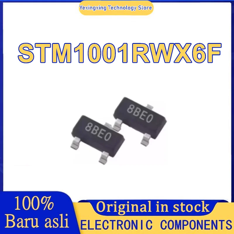 

STM1001RWX6F Чип сброса монитора с трафаретной печатью 8BE0 SOT-23