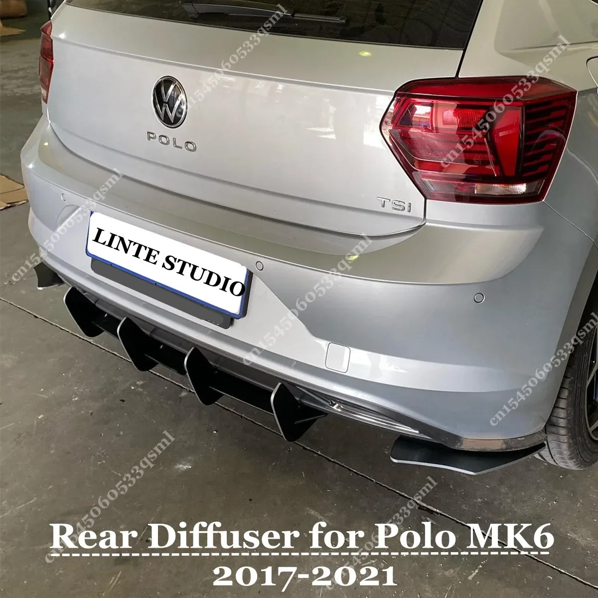 4 Fins Rear Bumper … - image