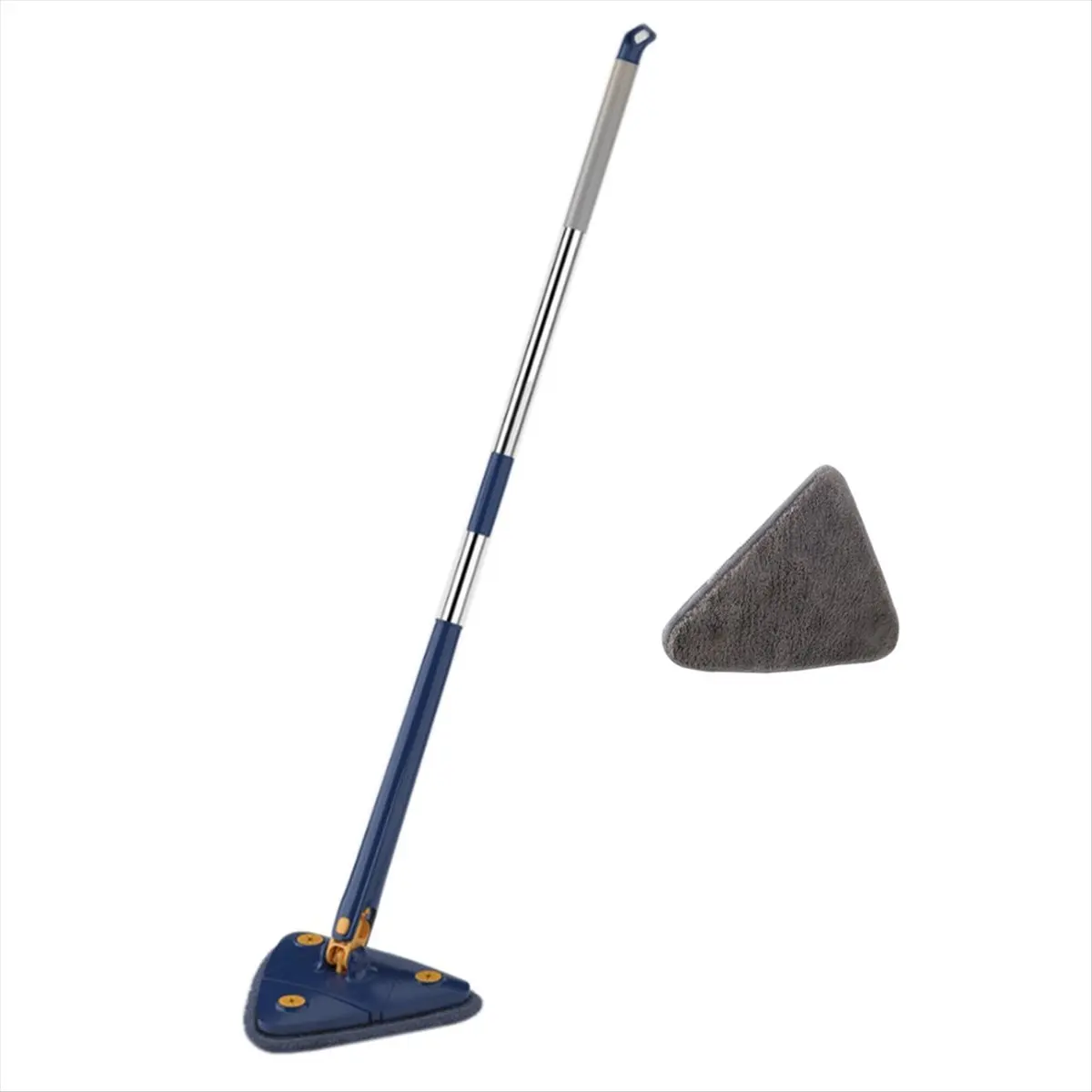 ABJS Telescopic Cleaning Mop Rotatable Microfiber Mop 360 Twist Squeeze Quick Dry Mops Home Cleaning Tools A