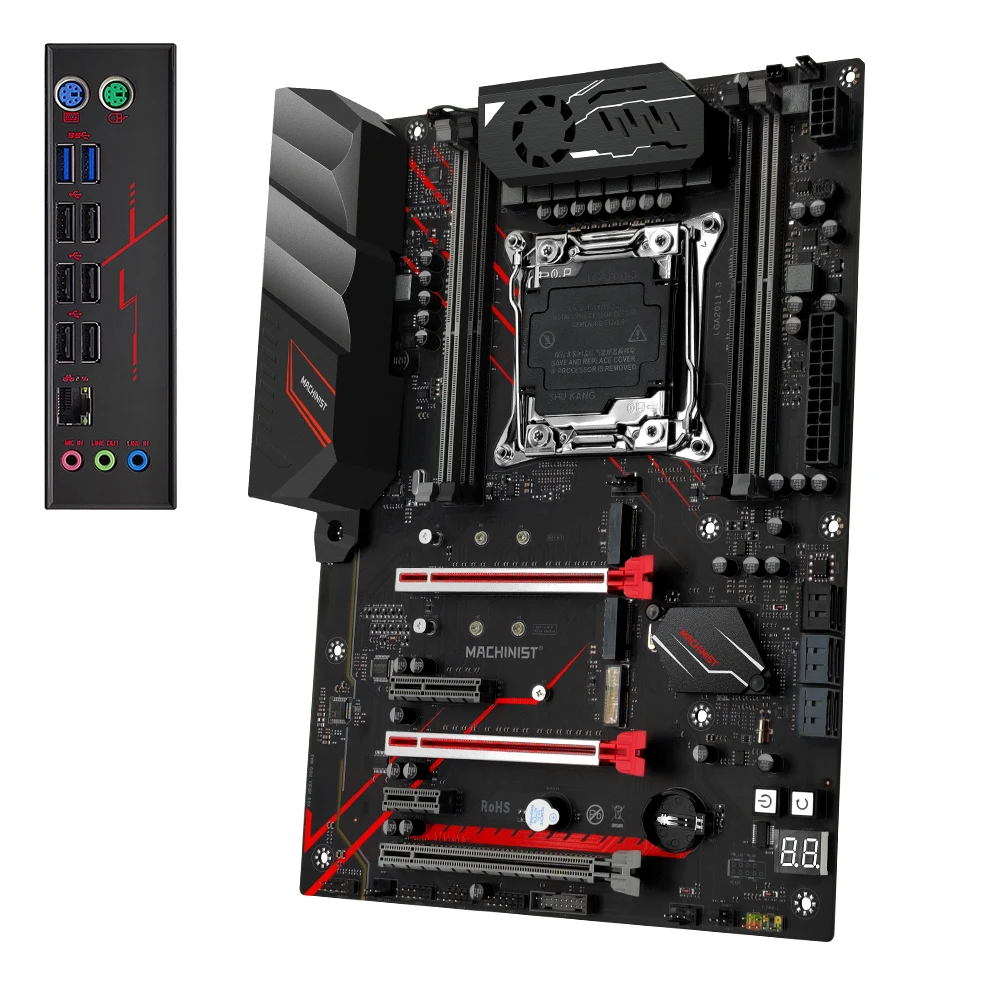 マザーボードセットMACHINIST-X99,lga 2011-3 xeonキット,e5 2670 v3プロセッサ,16GB, 8 GB x 2,ddr4,eccメモリコンボ,ssd,nvme,USB 3.0,atx,mr9a