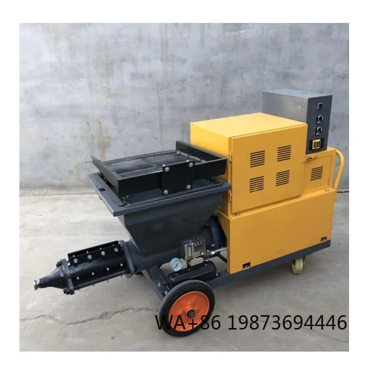Wall Cement Mortar Spray Gun, Multifunctional Plaster Spraying and Mixing Integrated Machine