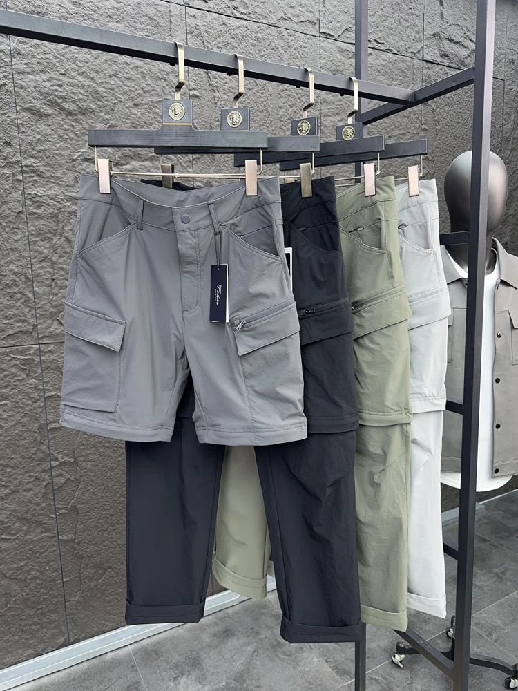 

Высококачественная мужская уличная легкая дышащая рабочая одежда, повседневные брюки с прямыми штанинами, весна-лето, бренд Pampa