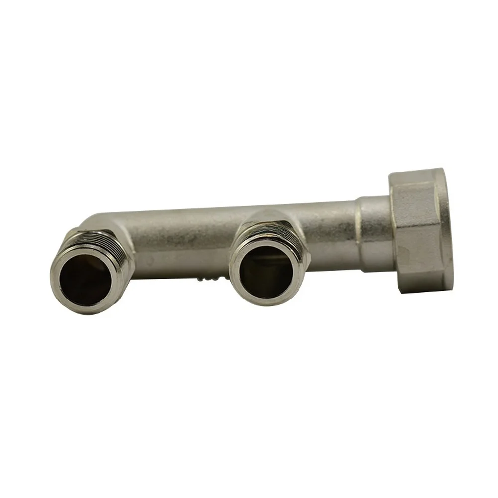 Thickened Brass Gas Meter Tee For F Type To 1/2 Inch Connector M30x2.0 Thread Three Way Valve For Water Heater Stove Pipeline