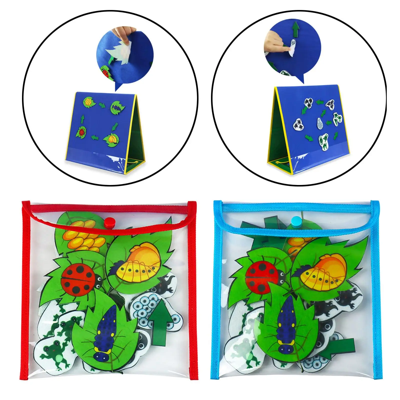 접이식 펠트 플란넬 보드 장난감 어린이 어린이 통신 장난감 유아용 책 소년 소녀 어린이 홈 스쿨링 유치원