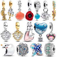 Charms 925 Originale New in Hot Sale Pendant Beads Fits Bracelets Necklace For Women Charm Silver 925 Luxury DIY Jewelry Gifts