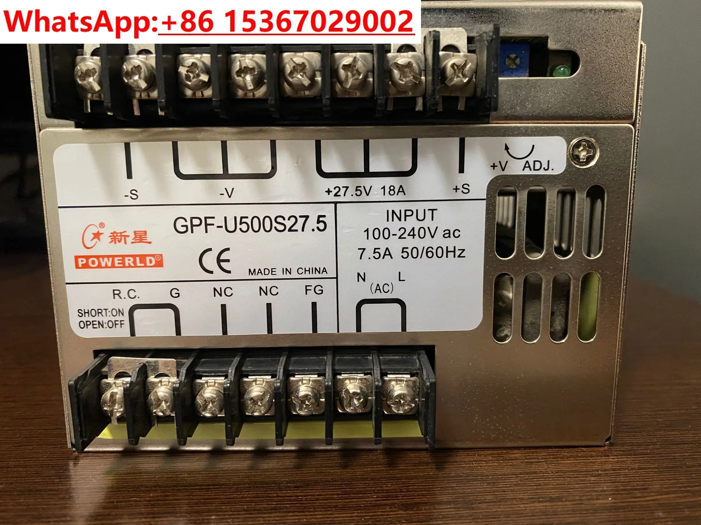 Nova GPF-U500S24 Switching Power Supply 24V20A GPF-U500S27.5 Industrial Power Supply 27.5V18A