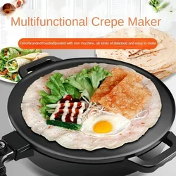 Crepe Maker 220V 40cm Crepe Pan Kitchen Griddle Electric Pancake Pan Non-stick Coating Сковородка Máquina Para Hacer Tortillas