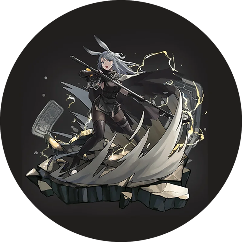 Circle Phone Socket Popping A-Arknights Ultra Lightweight Foldable Stand Suitable For Travel And Suitable For All Types Of Phone