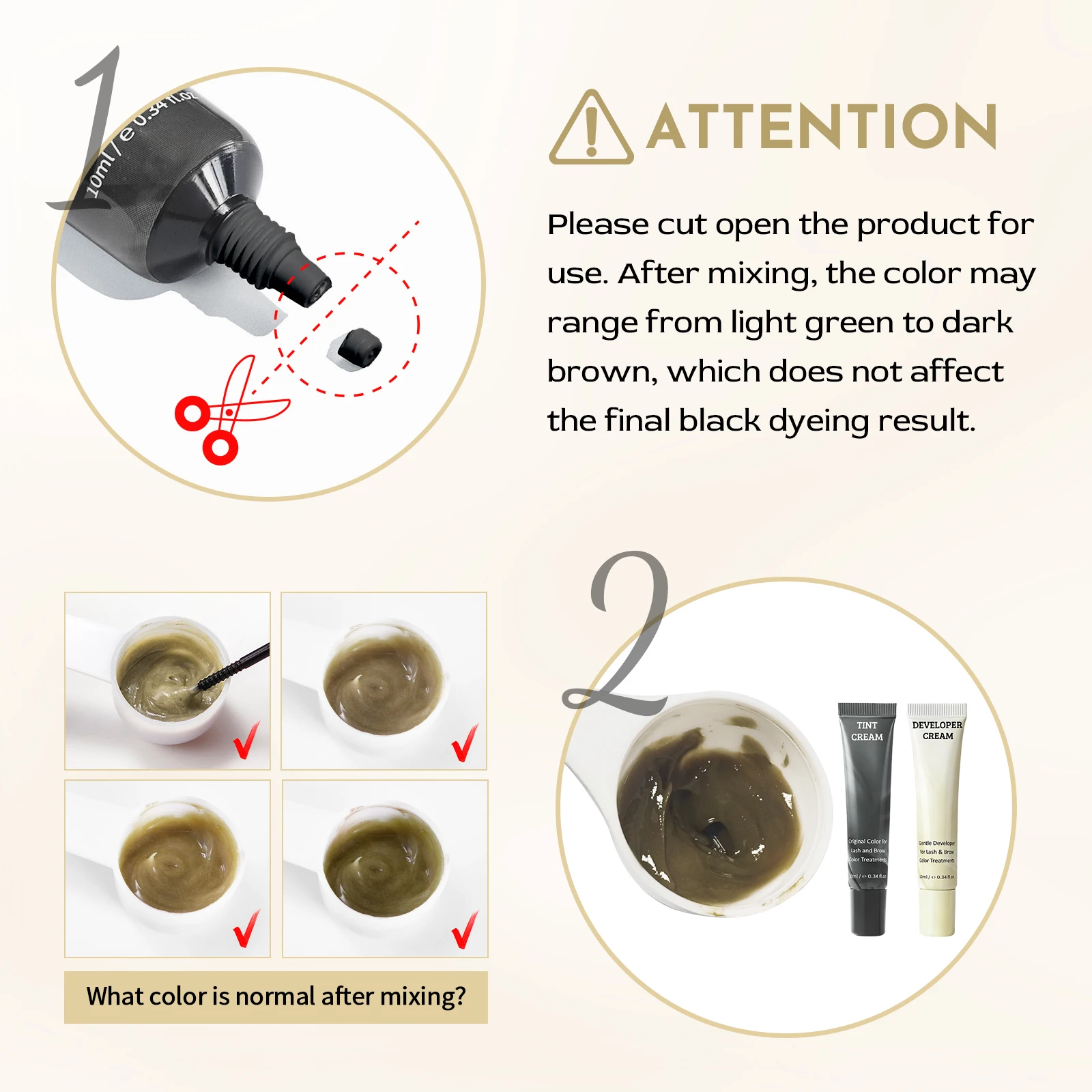 Libeauty Lash Tint Kit Natural Black Eyelash & Eyebrow Tint For Defined Lashes Complete Tool And Naturally Defined Lashes Home