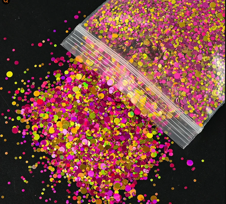 1 kg iriserende nagelvlokken