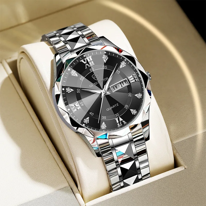 New men luminous business wristwatch, cross-border bestseller, one-piece consignment quartz watch