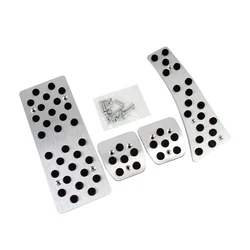 Car pedals for Honda Civic 8th 2006 2007 2008-2011 Aluminum MT Foot Rest Fuel Accelerator Brake Clutch Pedals Pads Need drilling