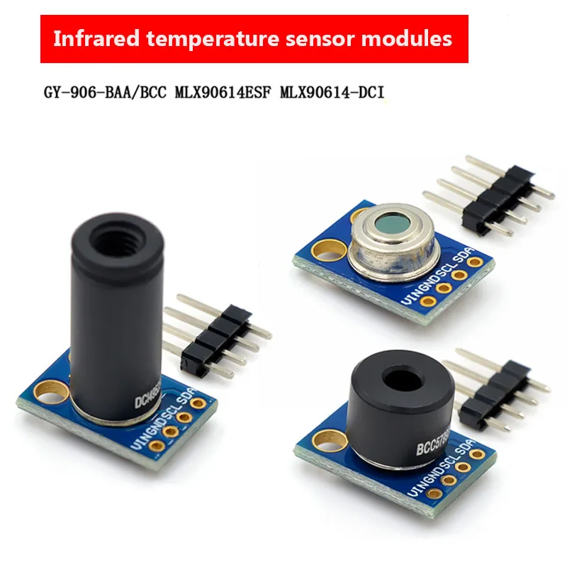 Infrared Temperature Sensor Module GY-906-BAA BCC MLX90614ESF MLX90614-DCI