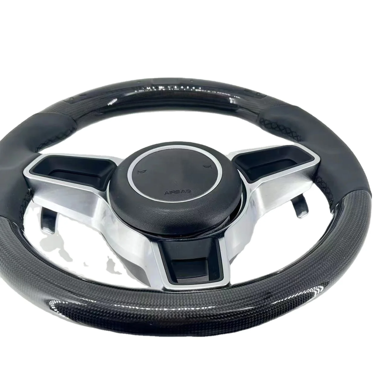 High Quality Carbon Fiber Steering Wheel For  911 Taycan Macan 718 Palamela Upgrade Modification