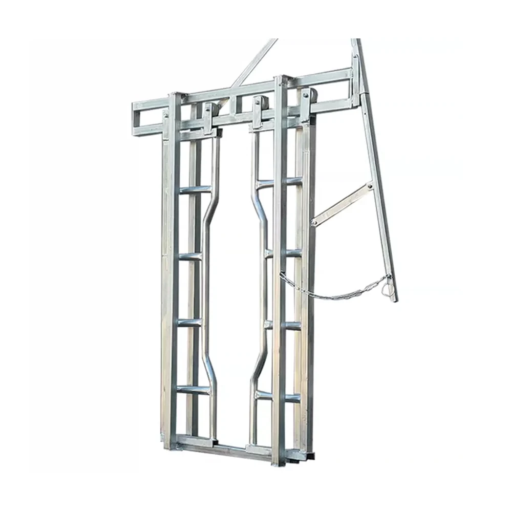 New Hot Dip Galvanizing Adjustable Width Cow Horse Hoof Trimming Frame Traction Artificial Insemination Room Cattle Restraining