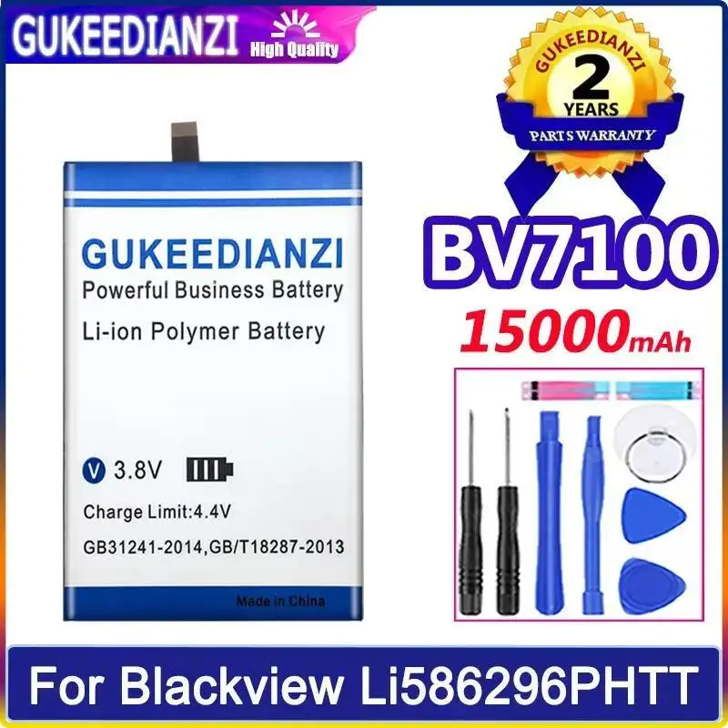 

15000Mah For Blackview BV7100 Li586296phtt Environmentally Friendly Mobile Phone Battery