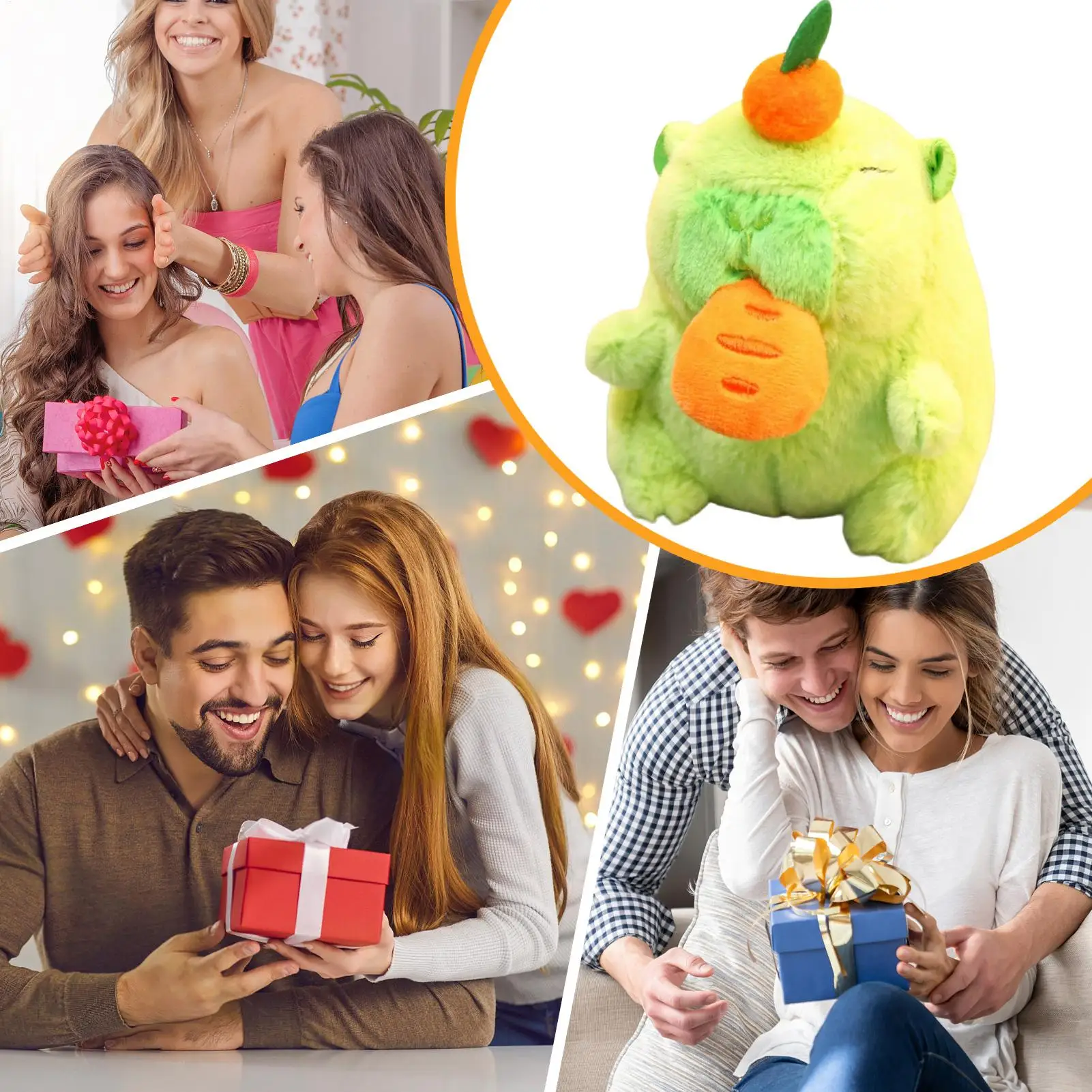Capibara sleutelhanger schattige pluche capibara pop sleutelhanger knuffeldier sleutelhanger voor kinderen volwassenen feestartikelen voor rugzak portemonnee