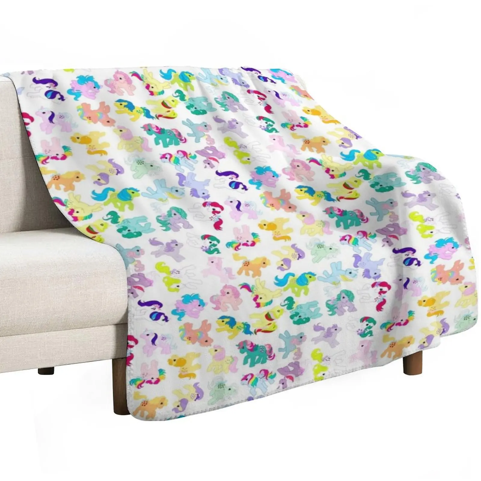 

MLP All Over Me Throw Blanket funny gift Vintage Flannels Blankets