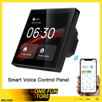Tuya Wifi Smart Touch Screen Center 4 Inches Screen Control Panel Voice Control ZigBee Gateway Built-in For Intelligent Scenes