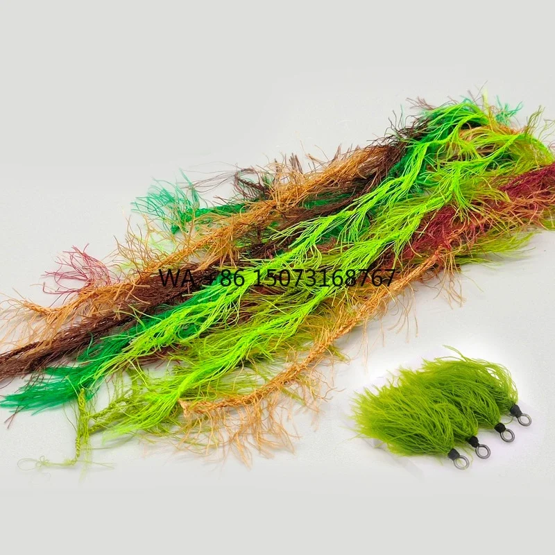 

Приманка для мух, материал для переплета «сделай сам», аксессуары для рыболовных снастей, имитация водной травы, камуфляжная леска