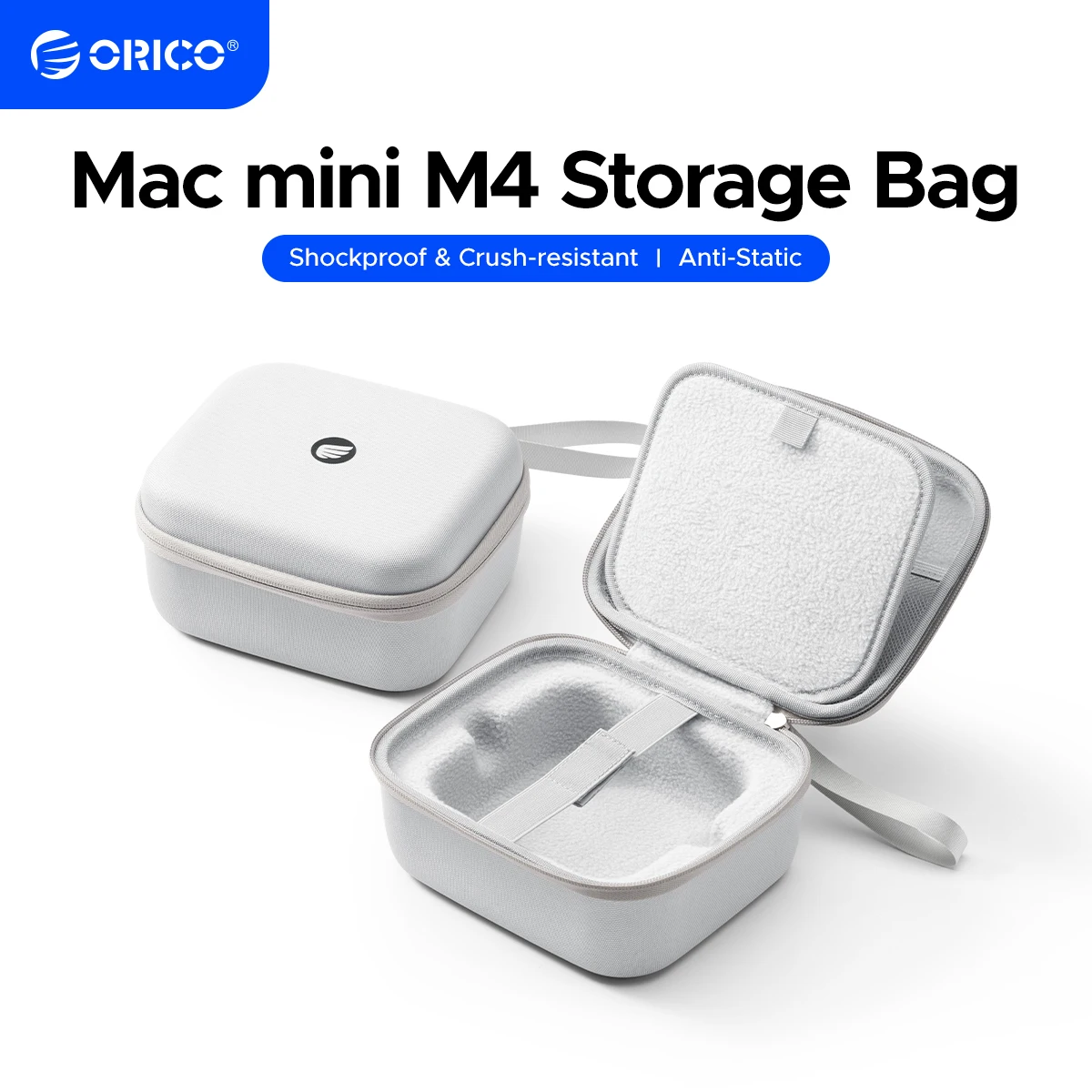 

Дорожный органайзер ORICO для Mac mini M4/M4 Pro 2024, портативный чехол для кабелей, зарядных устройств, мышей, внешних аккумуляторов и аксессуаров