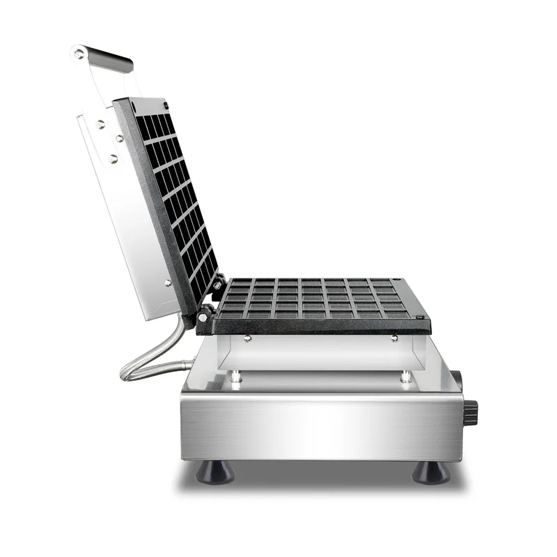 Snack Equipment Cheese Filling Cookies Baking Machine Commercial Non-stick Grid Waffle Machine Electric Biscuit Making Machine
