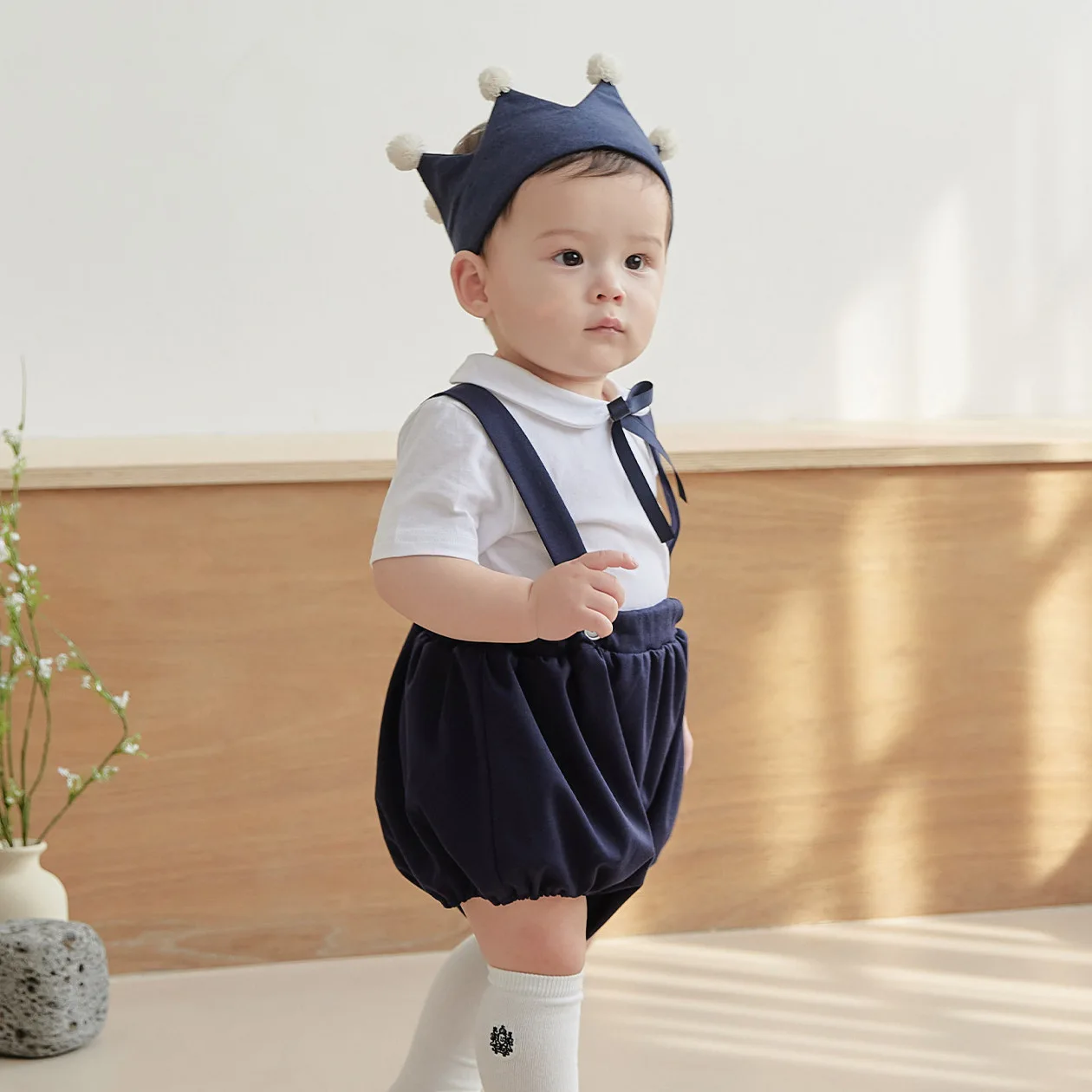 Toddler Boys Outfit Summer New Arrival Baby Suspenders Shorts Infant Breeches Unisex 0-24M Soft Cotton Casual Set Photoshoot