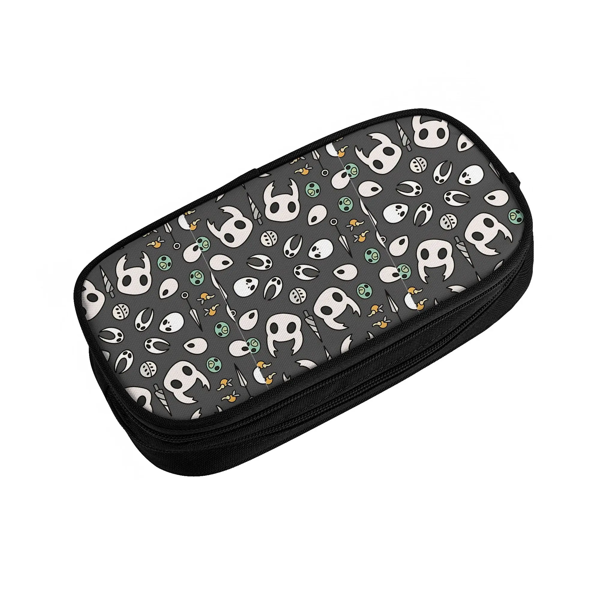 1 piece Lightweight Dark Fantasy  Pencil Case Student Pen Bag Hollow Knight Office Stationery Bag