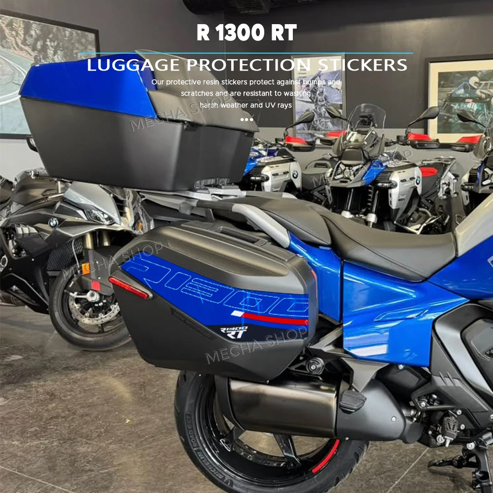

For R 1300 RT Triple Black R1300RT Touring Side Stickers Kit Impulse Alpine White Motorcycle Protection Suitcase Decal 2025 2026