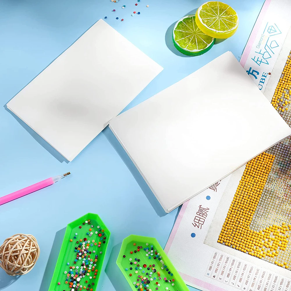 5D DIY Diamond Painting Tool Accessories Release Paper Double-Sided Non-Stick Cover Replacement Anti-Dirt And Paper Cutter