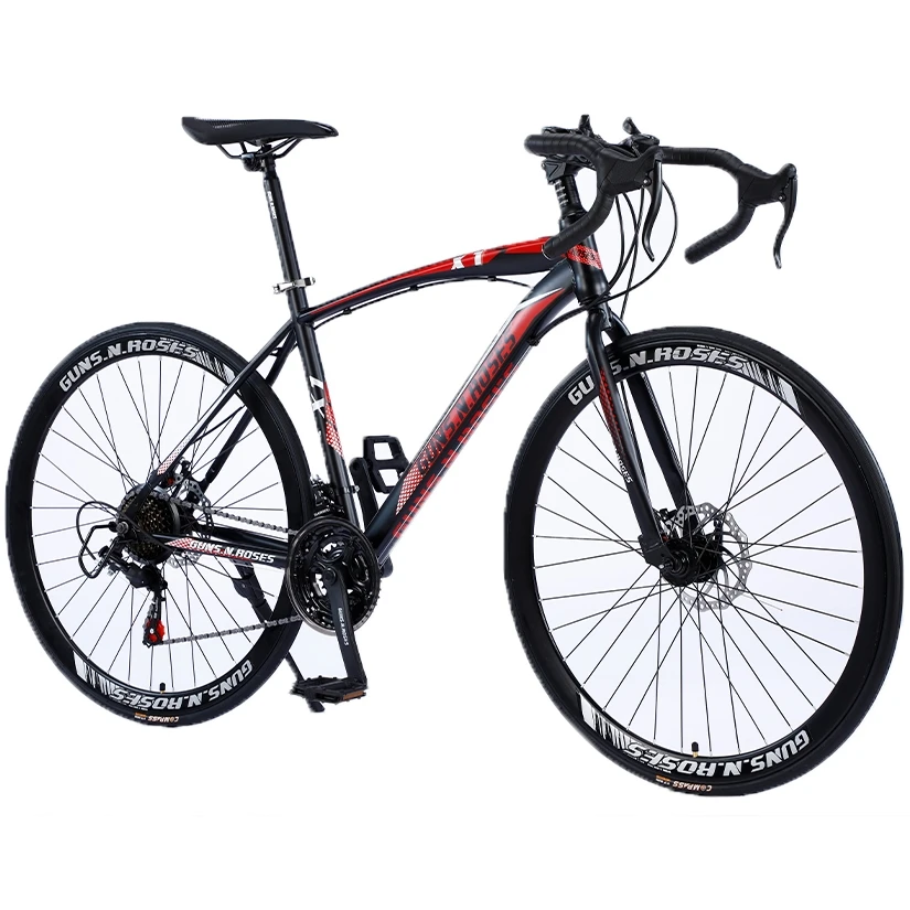 Bicicleta de carretera OEM con manillar curvo 700C, bicicleta de carretera 21S con marco de acero de alto carbono y ruedas C40, bicicleta de carreras para adultos, superventas