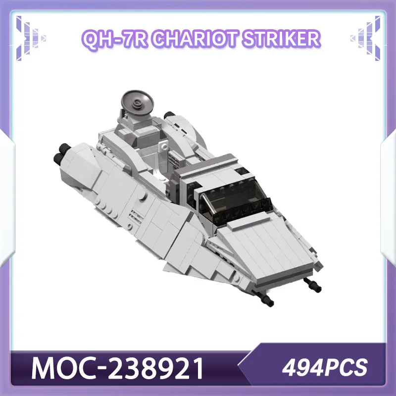 

Набор строительных блоков QH-7R Колесница Striker MOC-238921 космическая война, научная фантастика, модель космического корабля военной войны, Рождественский подарок