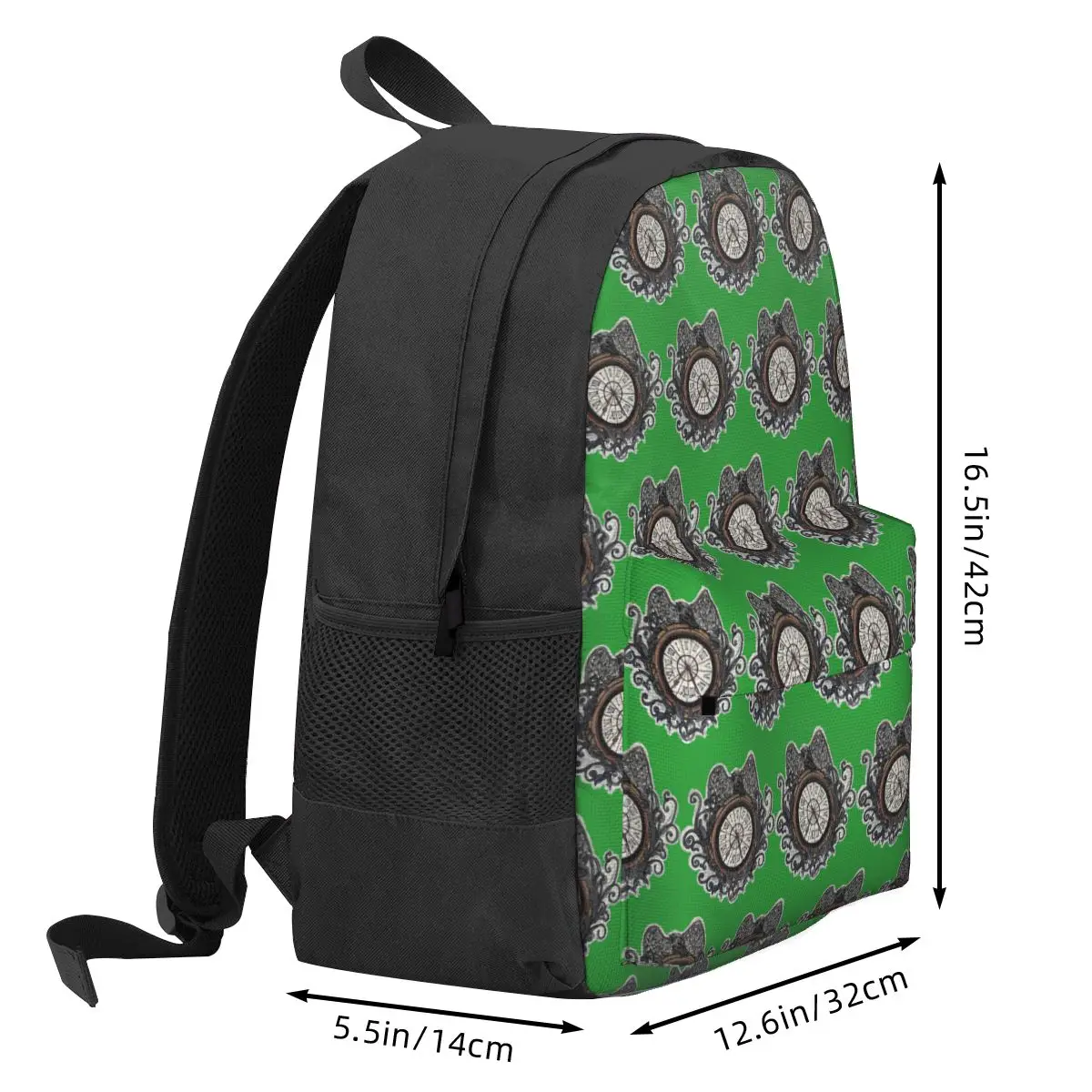 Clock Of The Time Dragon (Wicked Movie) Backpack Student BookBag Kids School Bag Laptop Shoulder Bags for Men Women