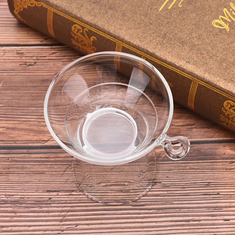 1X Glass Tea Strainer With Handle for Loose Leaf Tea Infuser Tea Filter Colander