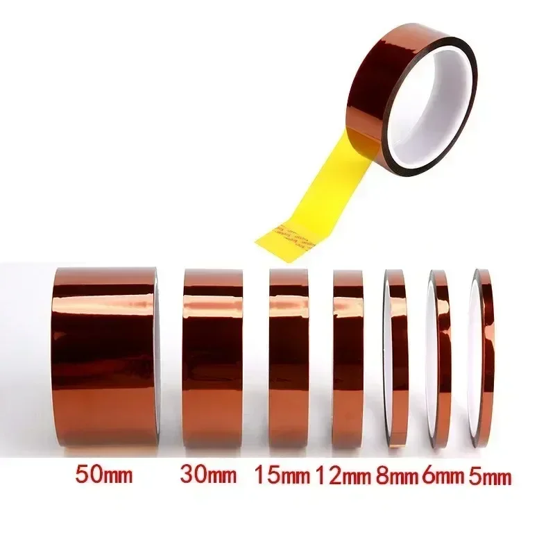 High Temperature Thermal Tape 4/5 Rolls 30M Each Protect CPU 3D Printer Bed PCB Circuit Board