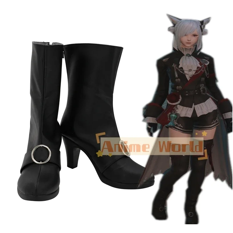 Final Fantasy Black Mage The Plague Cosplay Shoes Custom Made Halloween Carnival Party Props